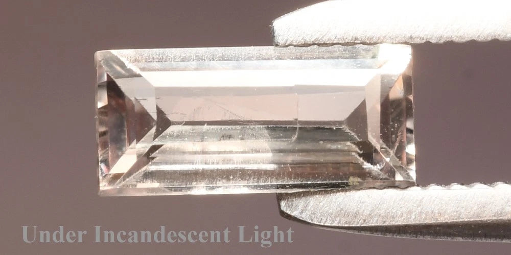 0.61ct ETW Color Change Diaspore Gemstone – Baguette Cut