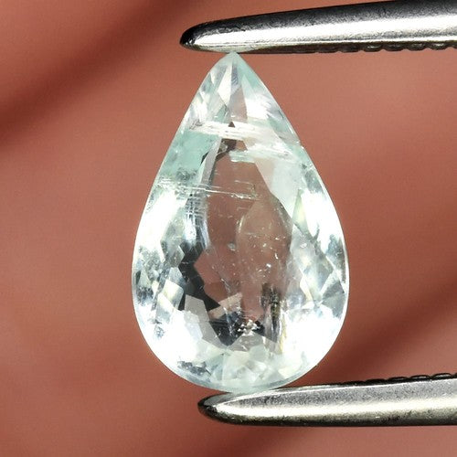 0.66ct ETW Earth-Mined Paraiba Tourmaline – Pear Cut, Unheated