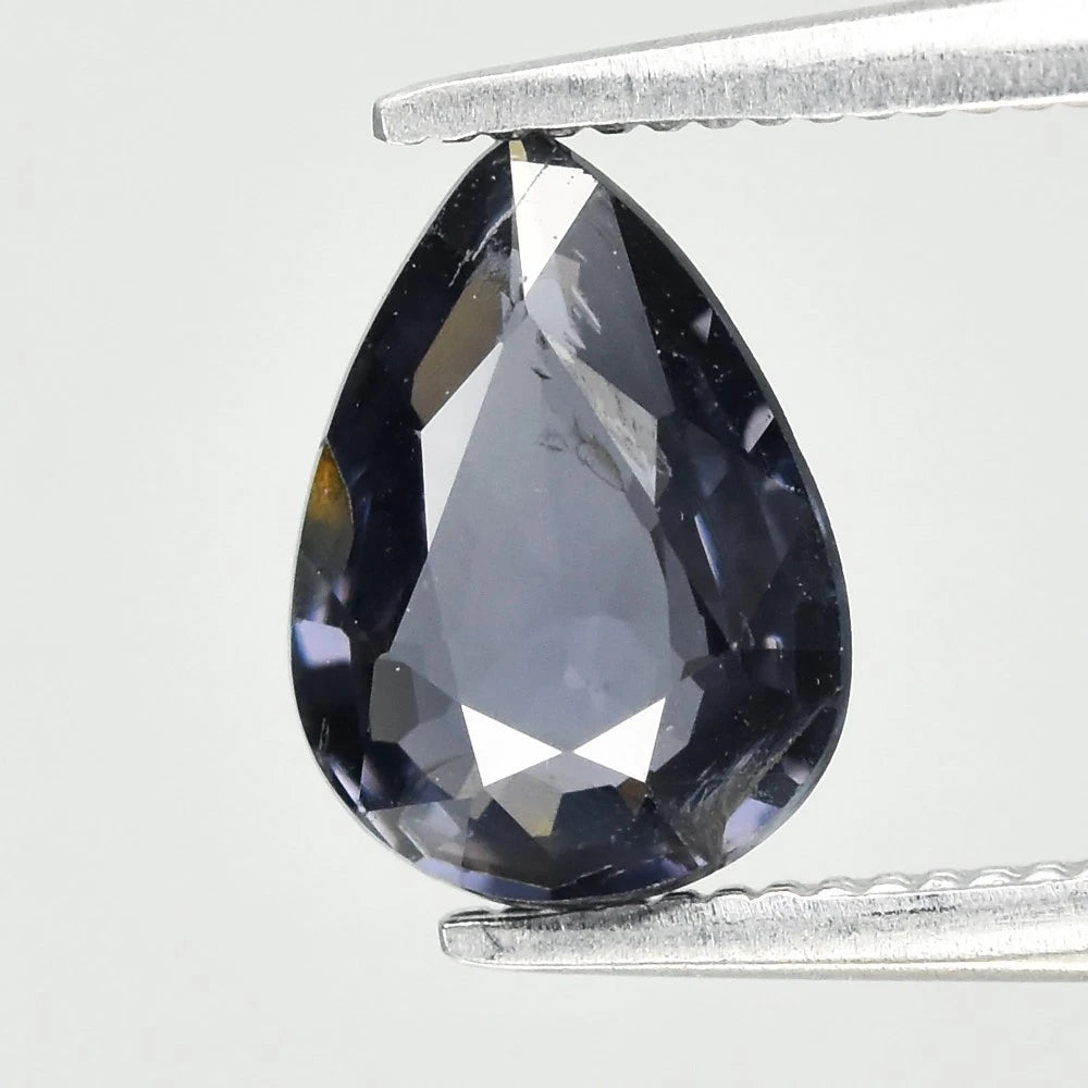 0.82ct ETW Bluish Purple Spinel Gemstone – Pear Cut - DISCOUNTED