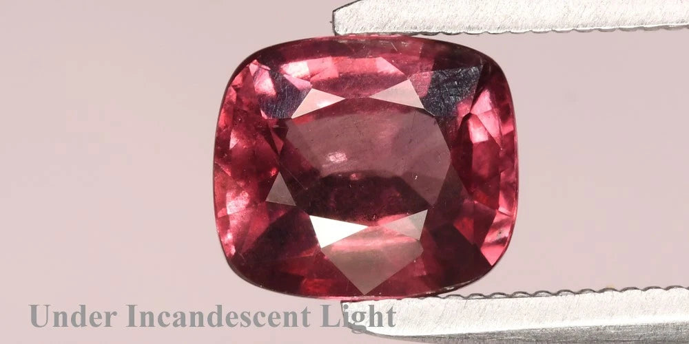 1.36ct ETW Color Change Garnet Gemstone – Cushion Cut