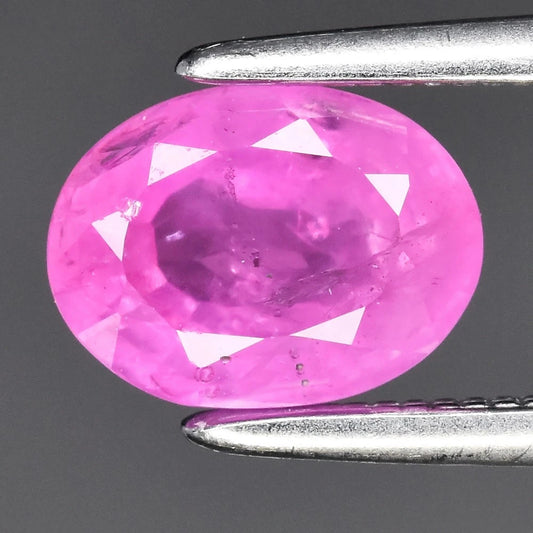 1.38ct ETW Pink Sapphire Gemstone - Unheated - Tanzania