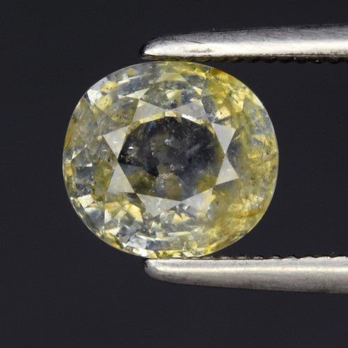 1.44ct ETW Earth-Mined Bluish Green Sapphire – Oval Cut, Unheated - DISCOUNTED