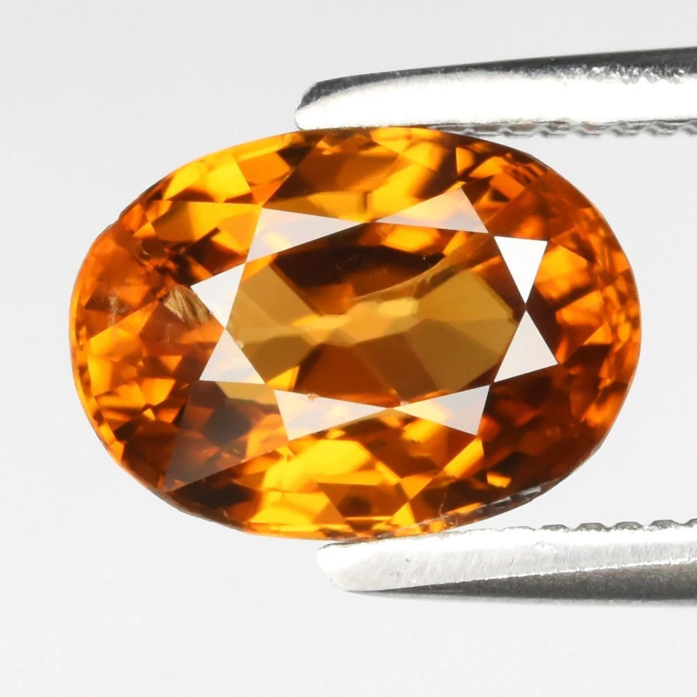1.92ct ETW Yellow Zircon Gemstone – Oval Cut - DISCOUNTED