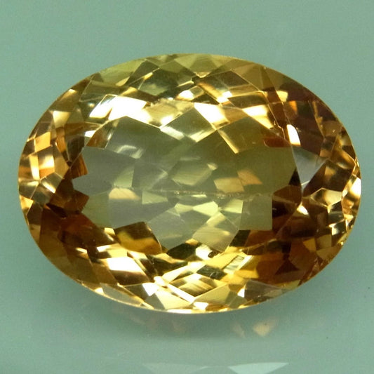 9.5ct ETW Champagne Topaz - Oval Cut