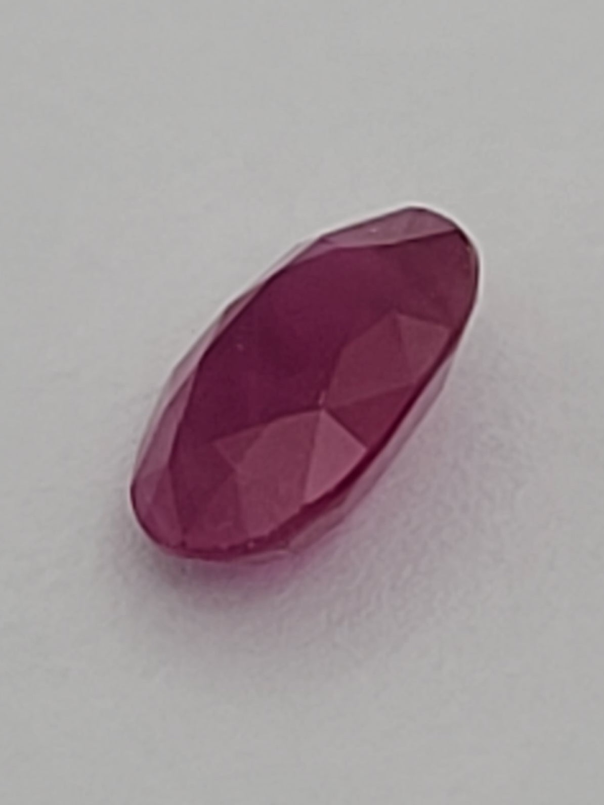 0.9ct ETW Natural Ruby Gemstone – Oval Cut - Unheated