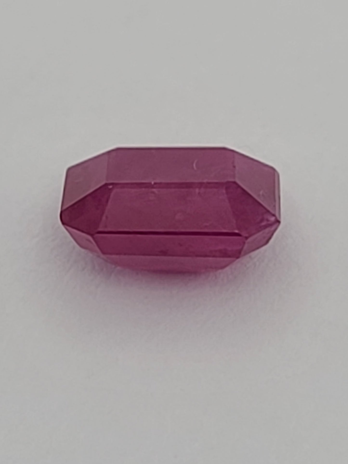 2.19ct ETW Ruby Gemstone - Emerald Cut - Heated