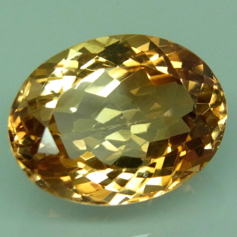 9.5ct ETW Champagne Topaz - Oval Cut