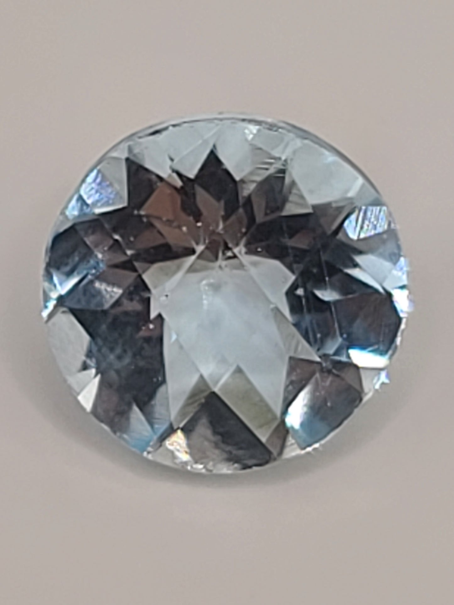 2.4ct Round Natural Aquamarine Loose Gemstone
