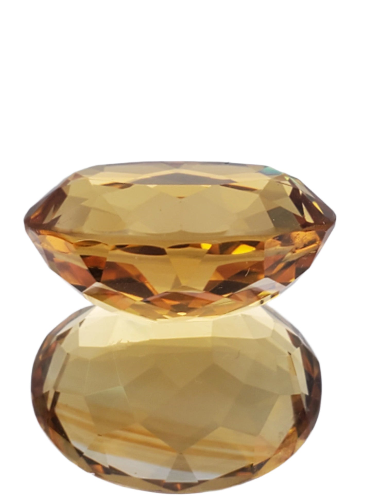 18.68ct ETW Oval Cut Citrine Gemstone - Natural