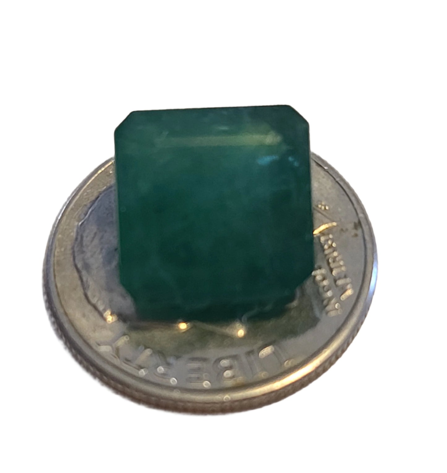 4.85ct Natural Asscher Cut Emerald