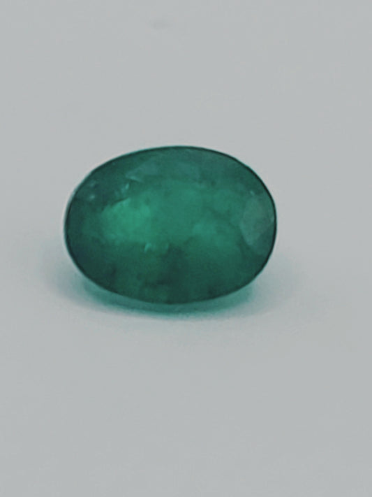 1.07ct ETW Natural Emerald Gemstone - Oval Cut