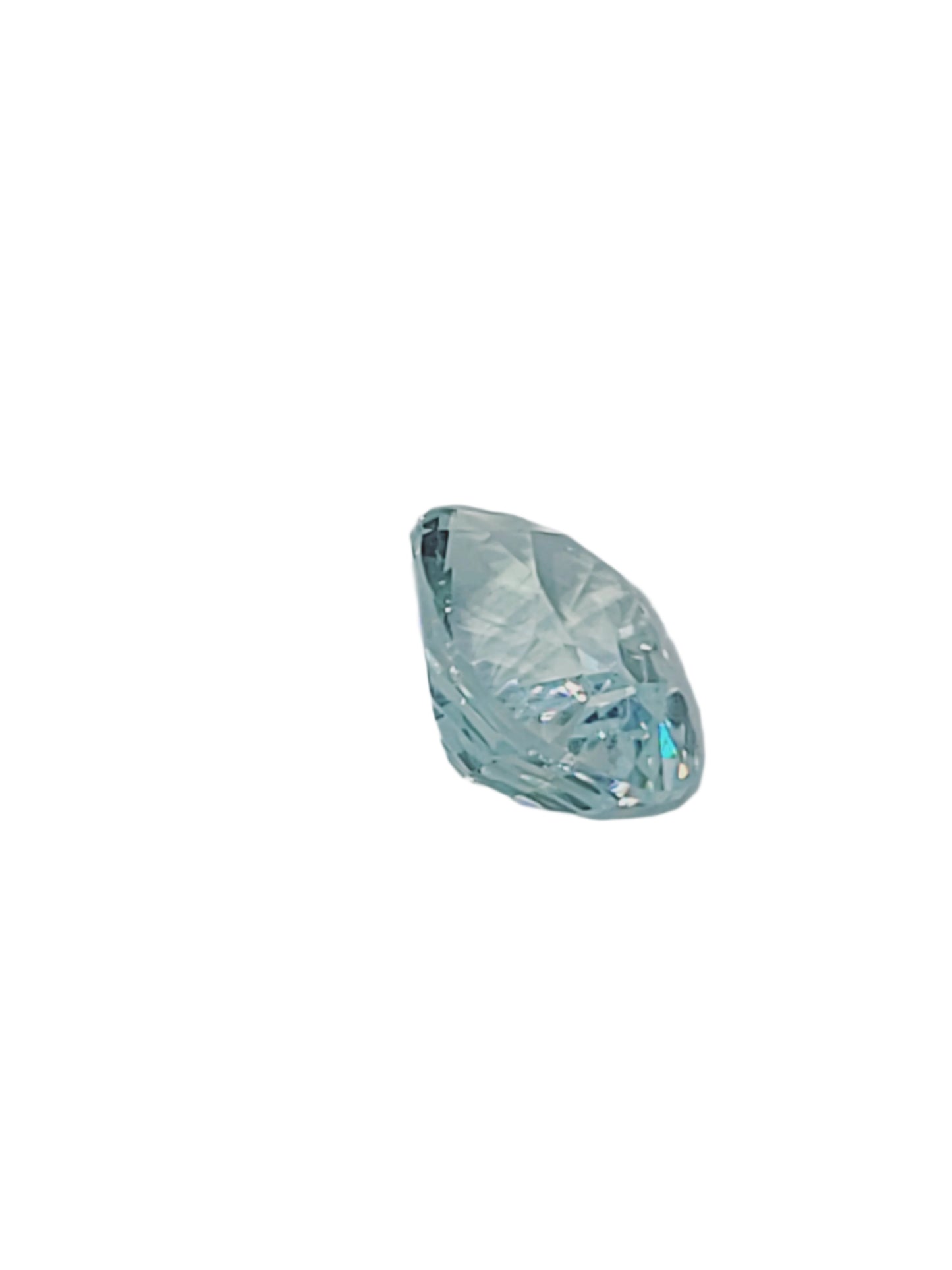 5.25ct ETW Natural Aquamarine Gemstone - Oval Cut