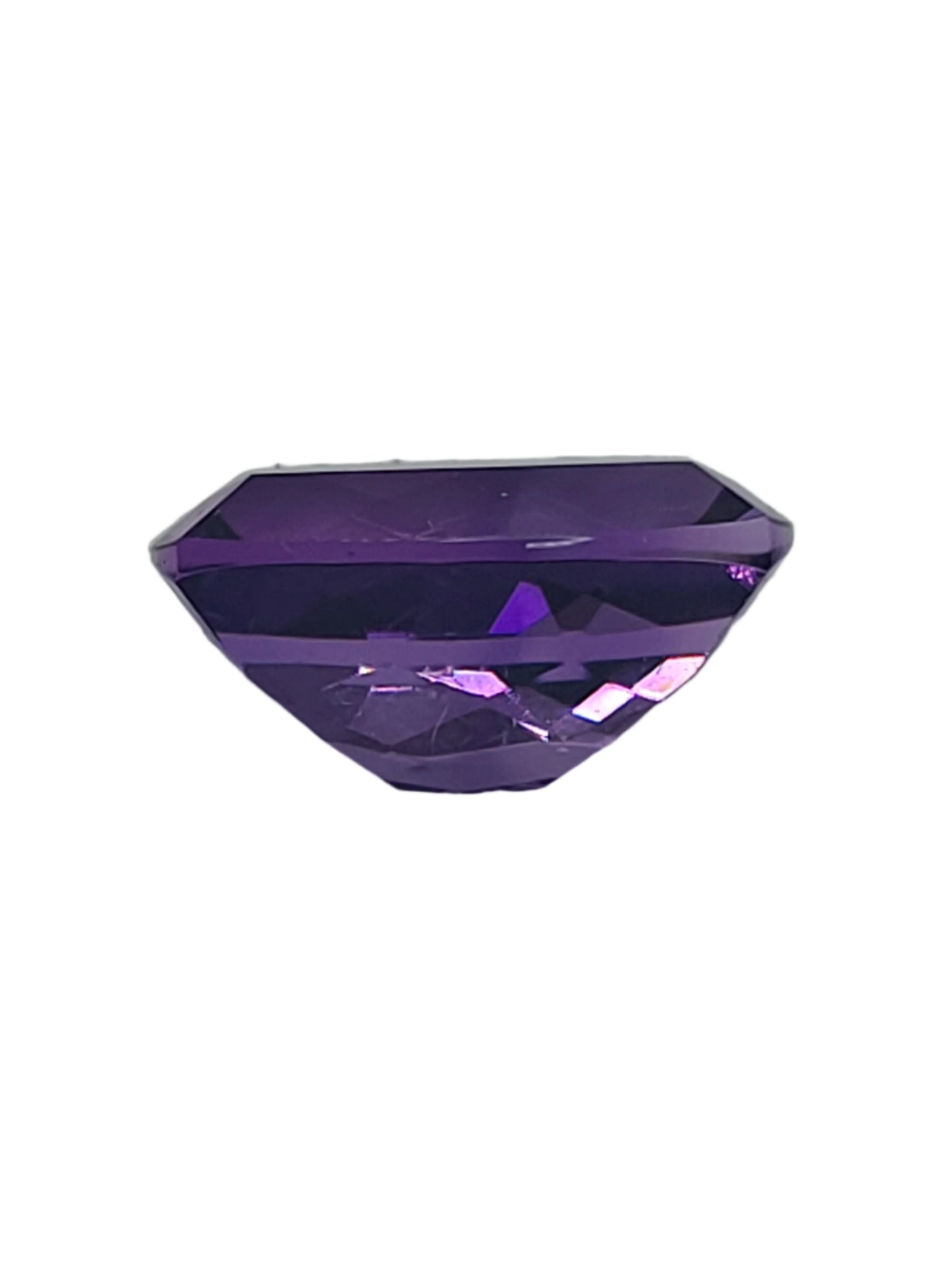 9.7ct ETW Natural Amethyst Gemstone - Cushion Cut
