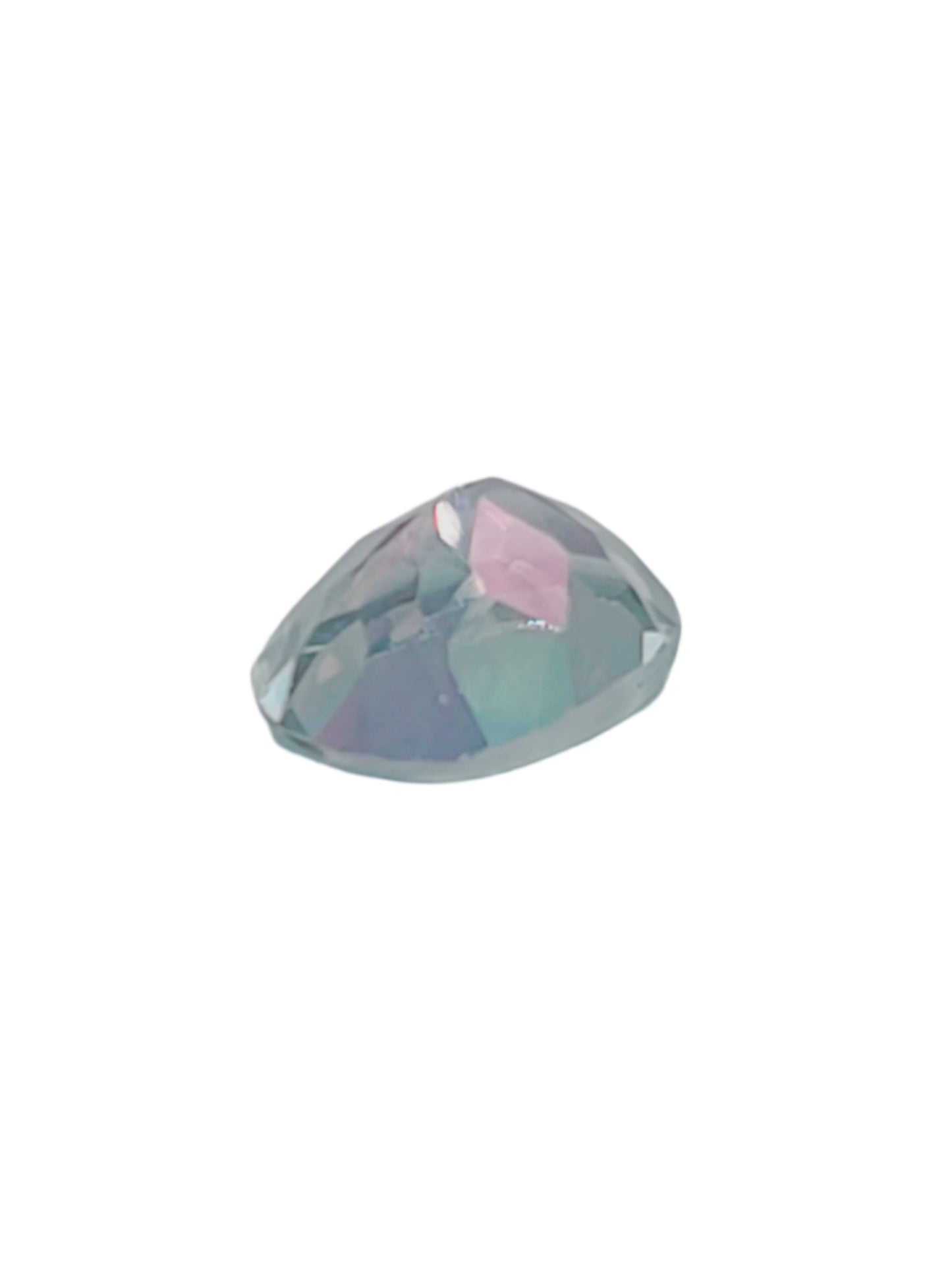 6.11ct ETW Natural Mystic Topaz Gemstone - Oval Cut