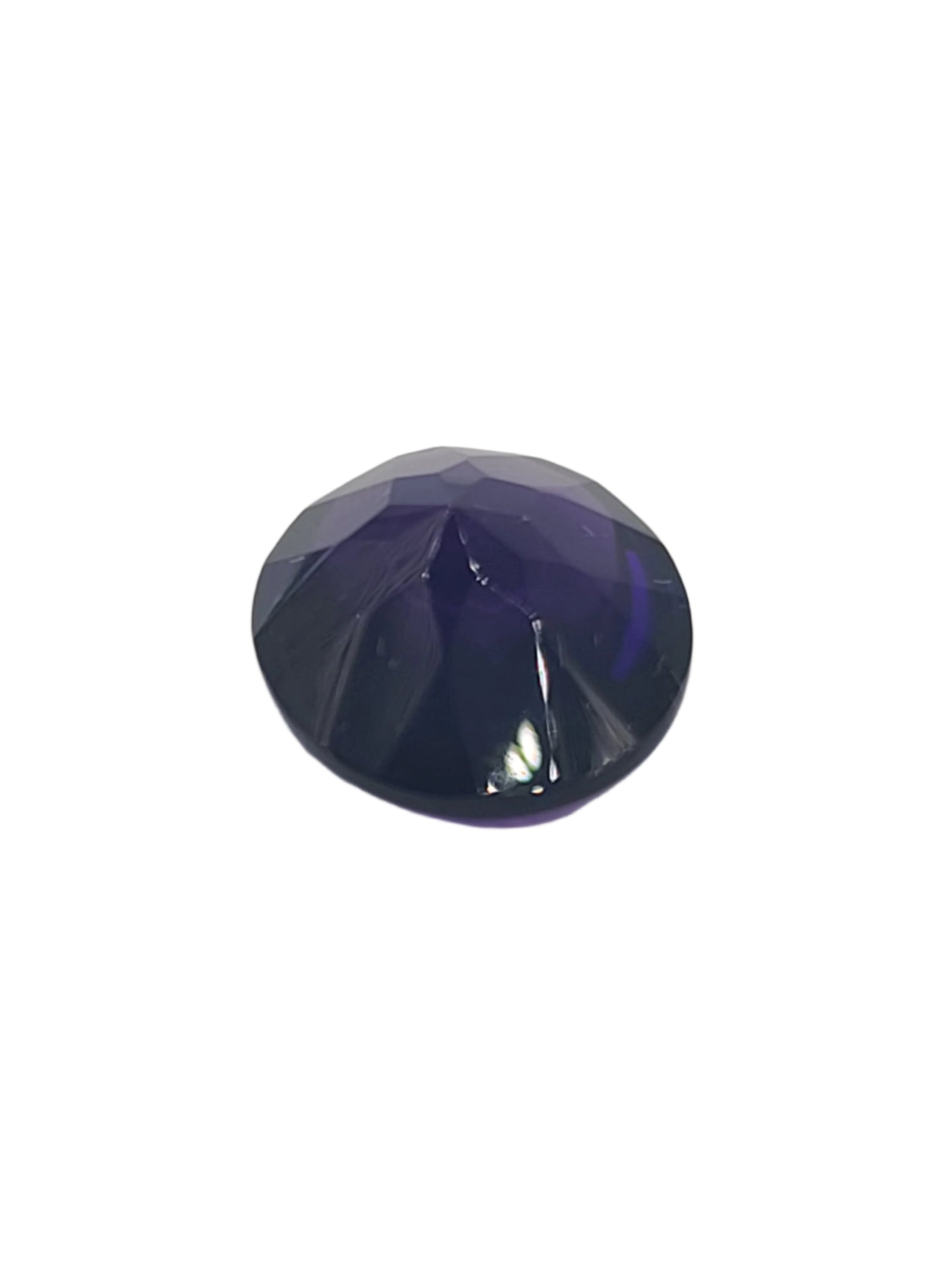 15.13ct ETW Natural Amethyst Gemstone - Oval Cut w/ Cabochon Crown