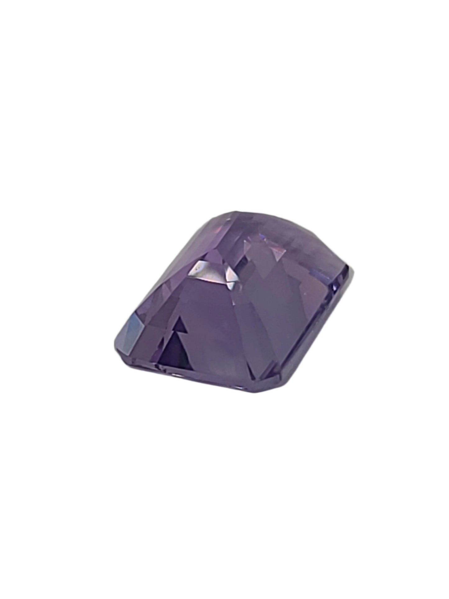14.5ct ETW Natural Amethyst Gemstone - Emerald Cut