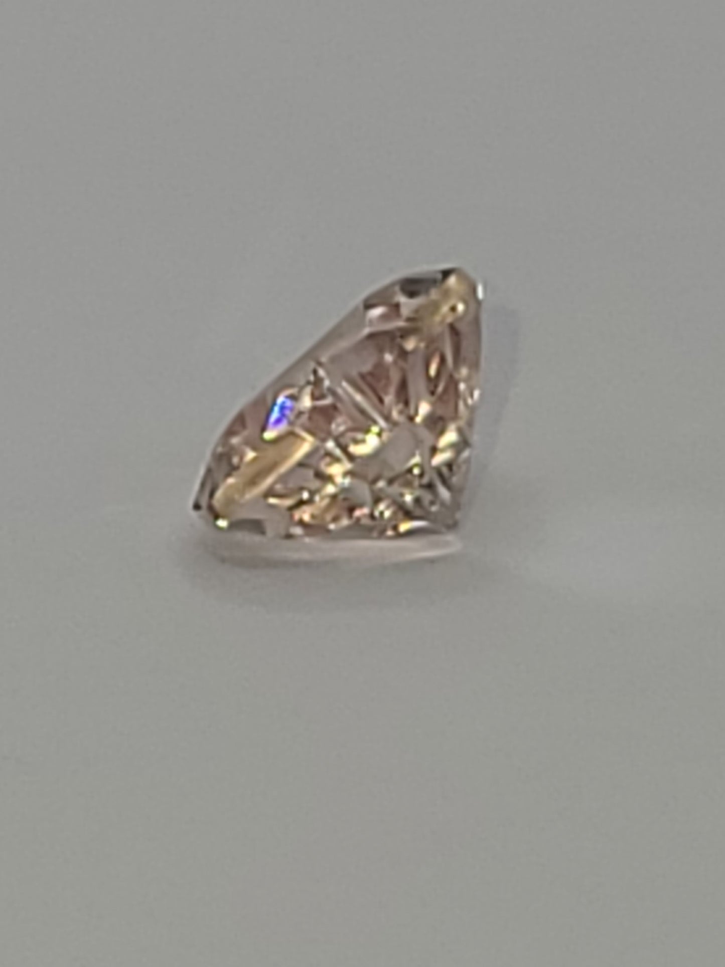 2.47ct ETW Natural Morganite Gemstone - Heart Cut