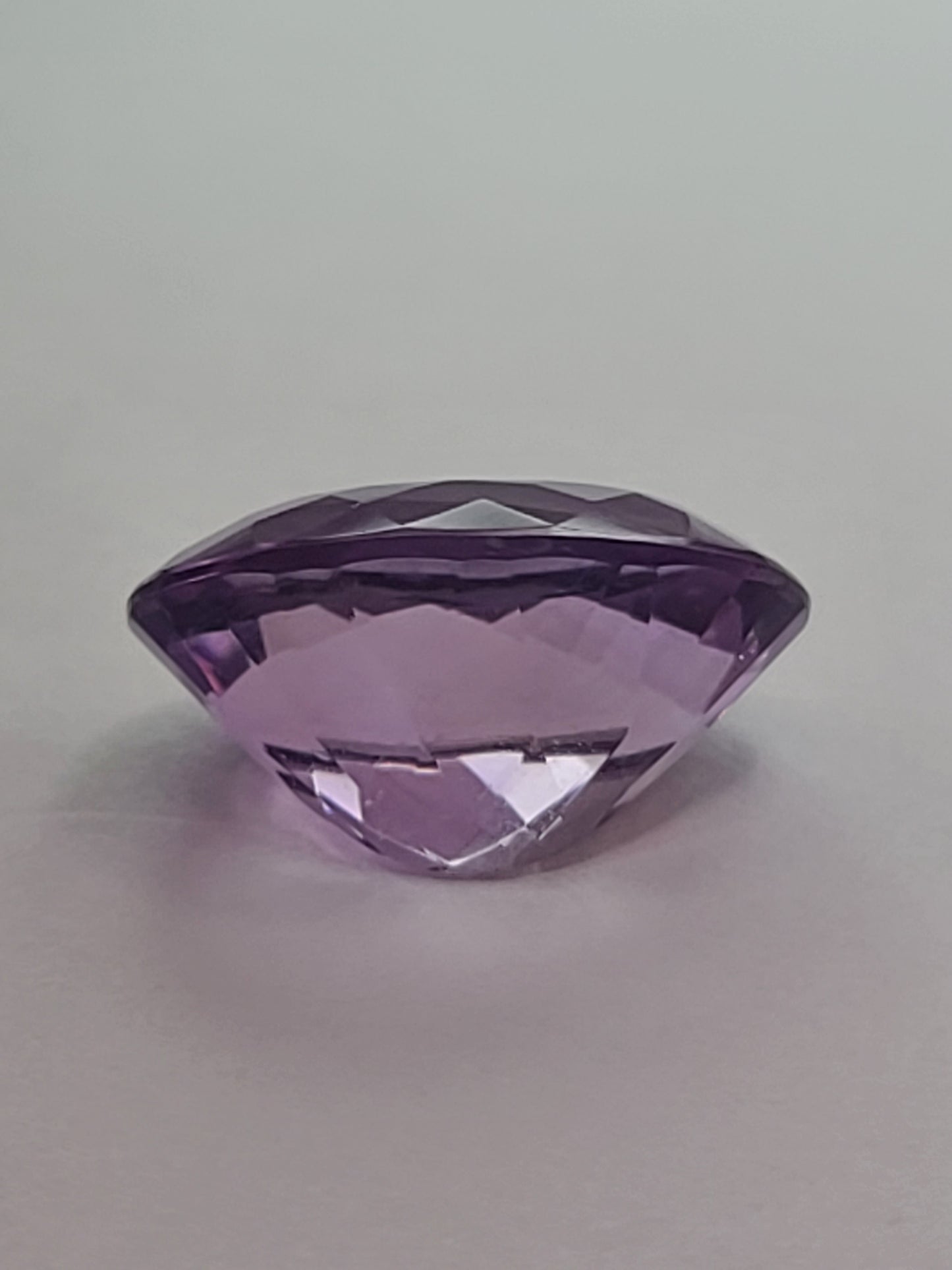 12.12ct ETW Natural Amethyst Gemstone - Oval Cut