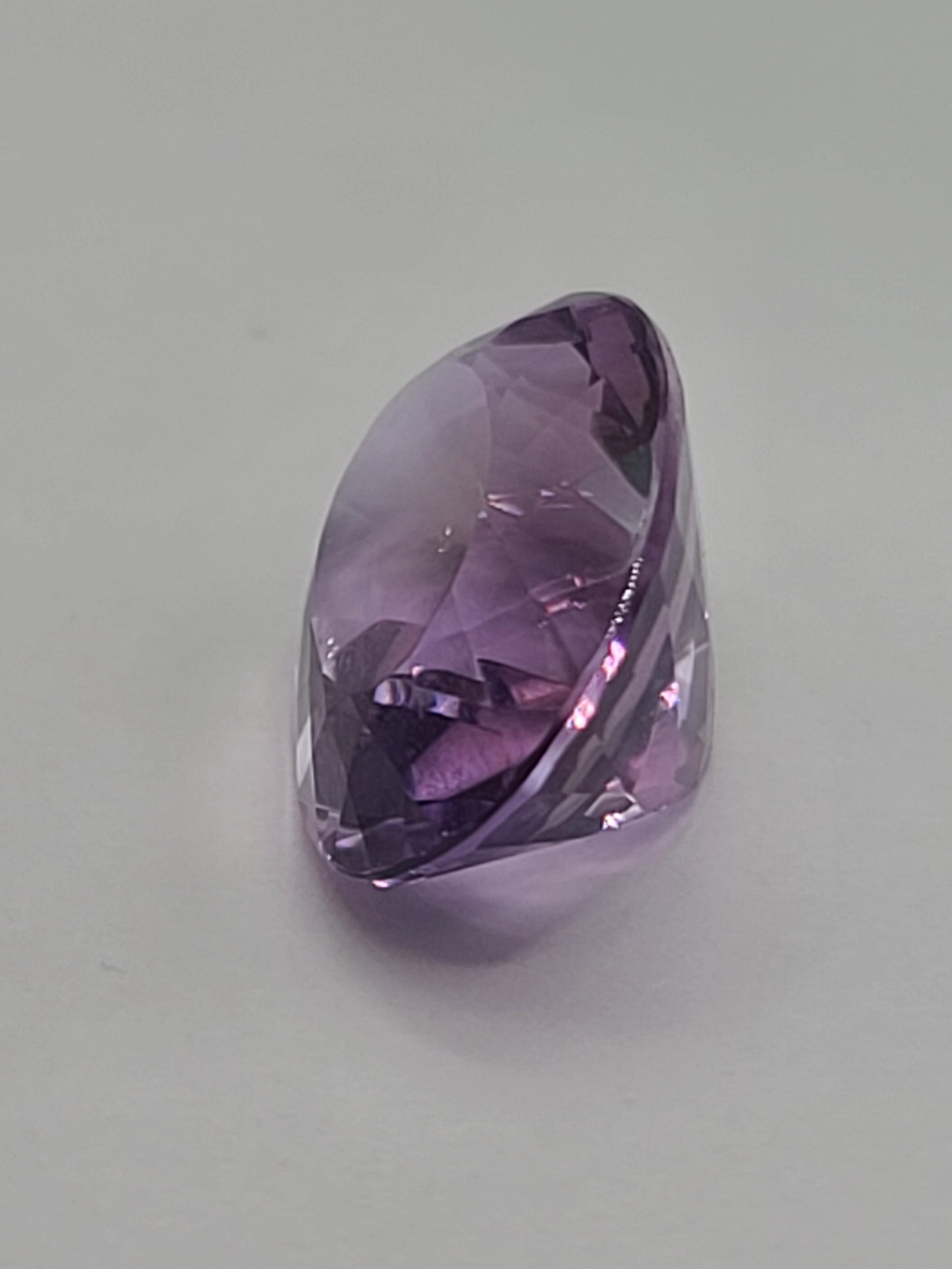 12.12ct ETW Natural Amethyst Gemstone - Oval Cut