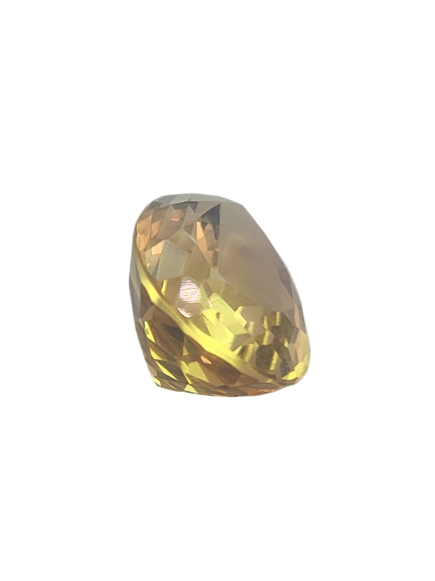 27.7ct ETW Natural Citrine Gemstone - Pear Cut