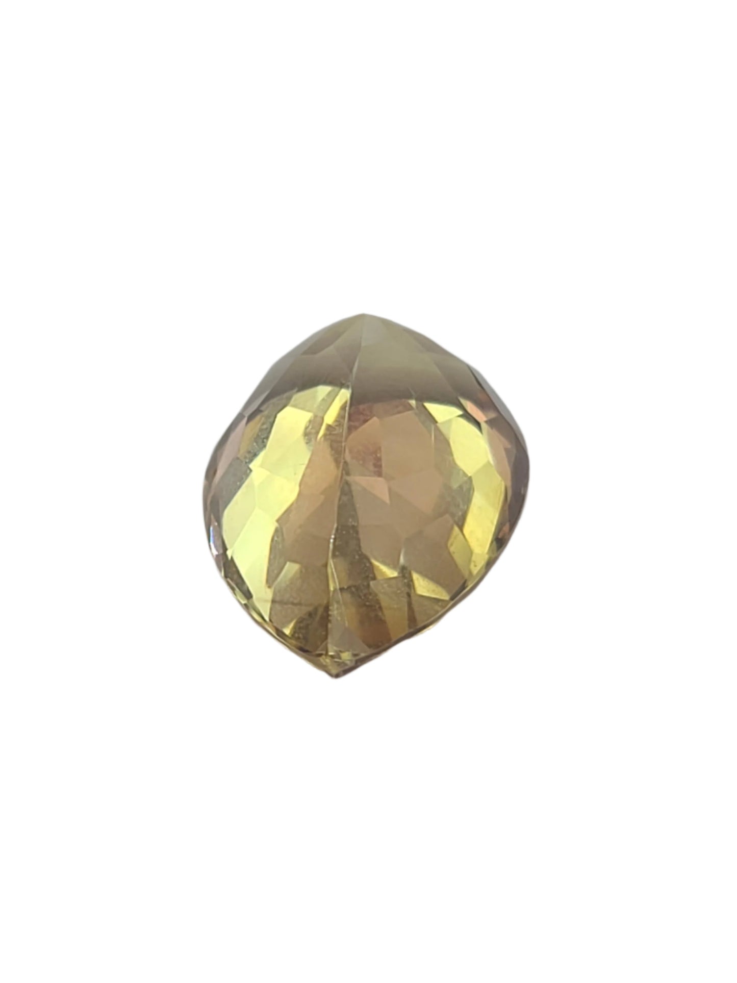 27.7ct ETW Natural Citrine Gemstone - Pear Cut