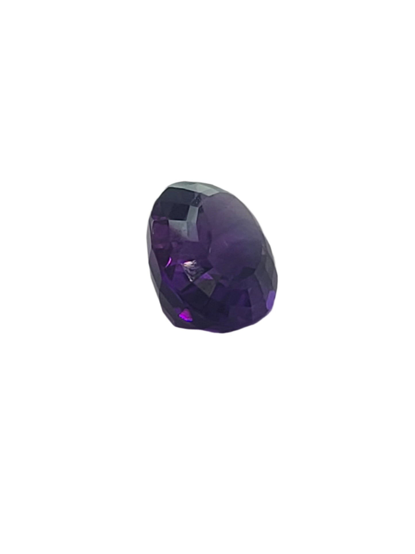 9.5ct ETW Natural Amethyst Gemstone - Oval Cut