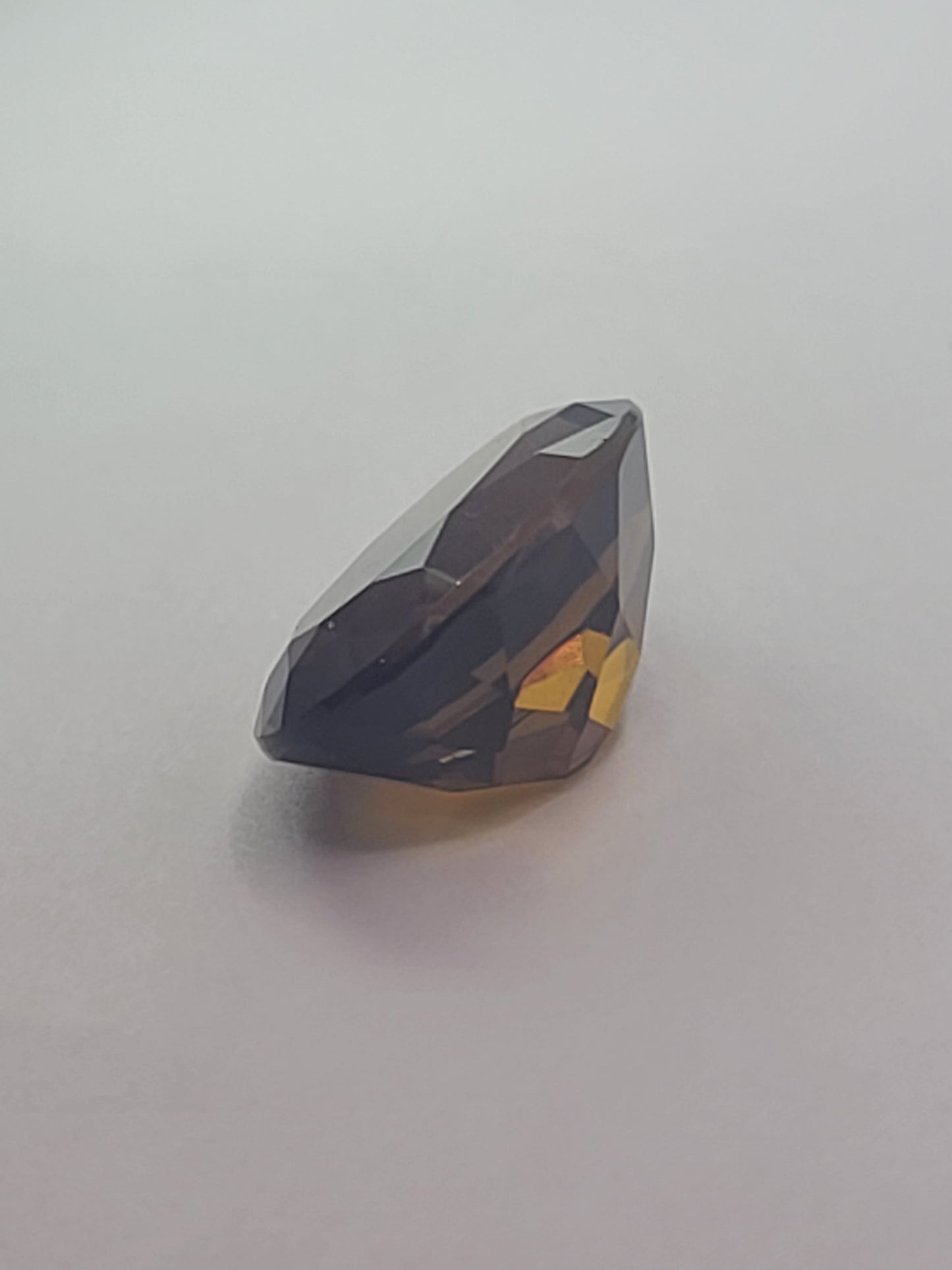 17.2ct ETW Natural Smoky Quartz Gemstone - Oval Cut