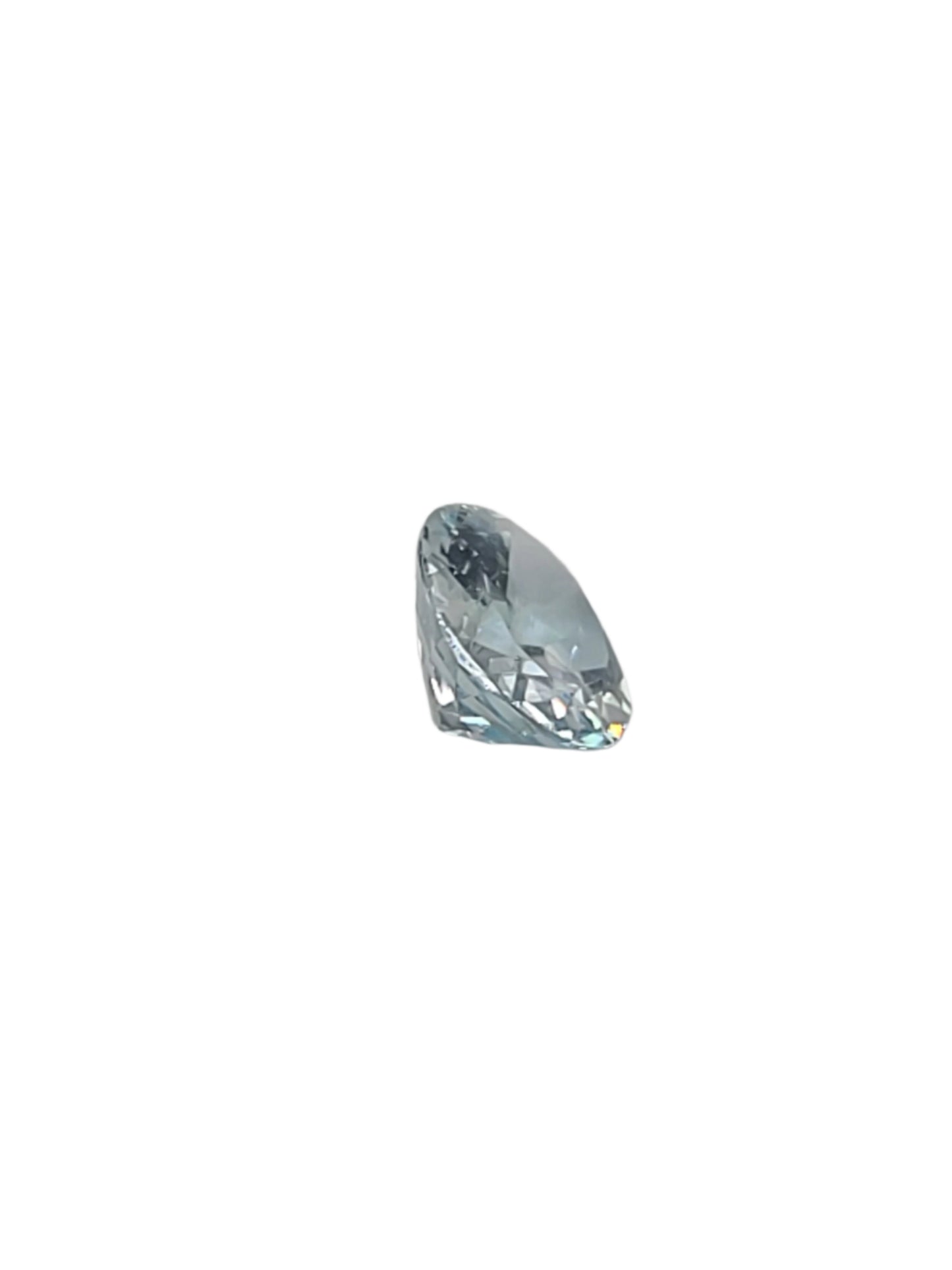 2.72ct ETW Natural Aquamarine Gemstone -Oval Cut