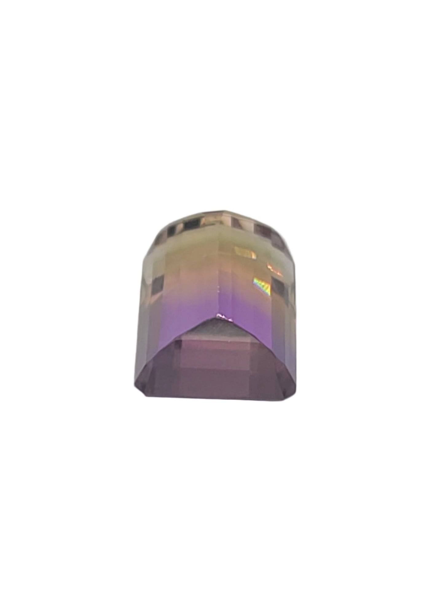 8.1ct ETW Natural Ametrine Gemstone - Emerald Cut