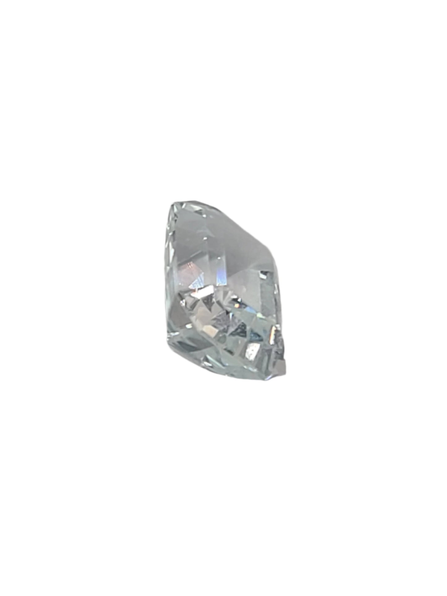4.6ct ETW Natural Aquamarine Gemstone - Emerald Cut