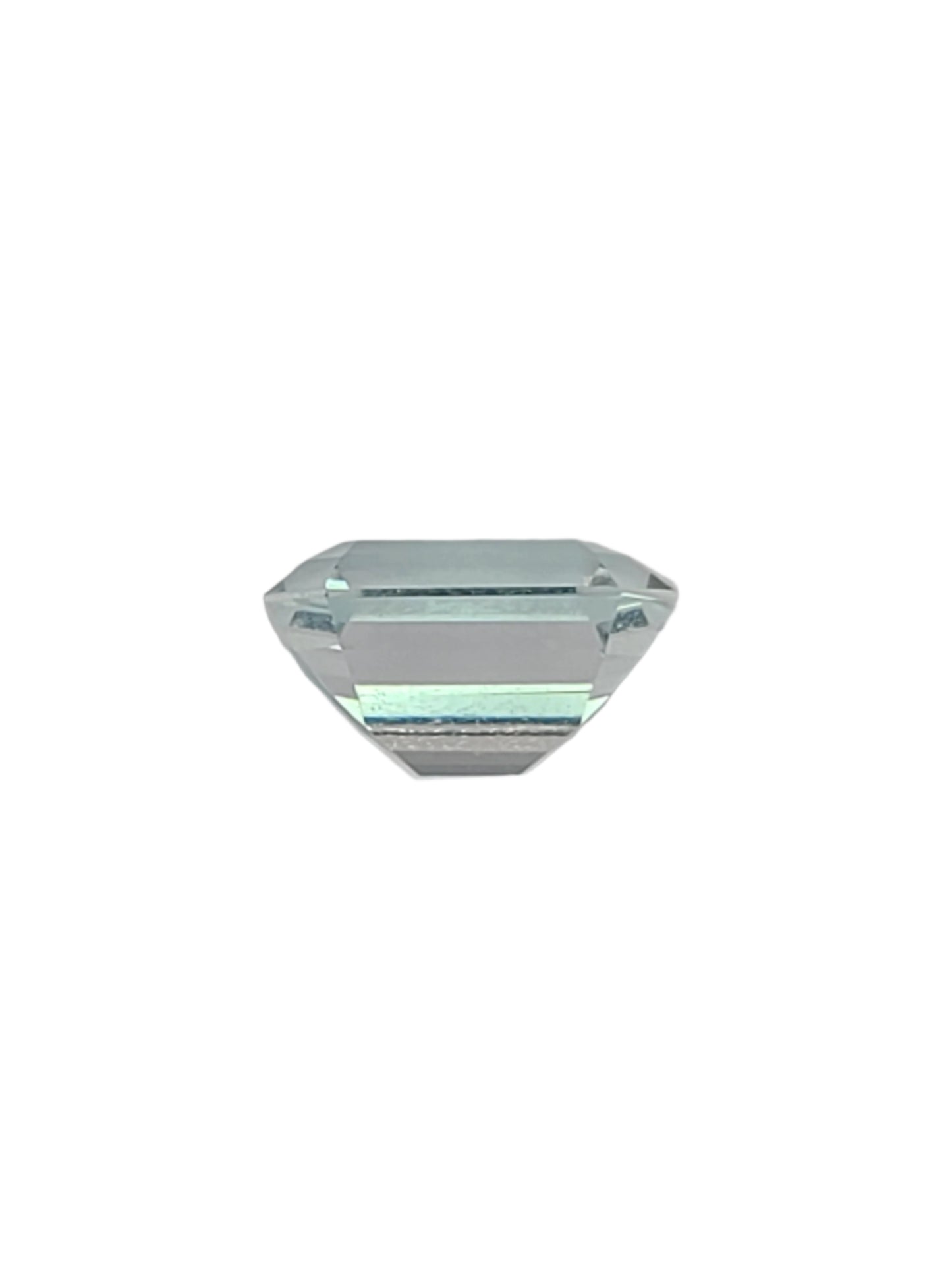 4.6ct ETW Natural Aquamarine Gemstone - Emerald Cut