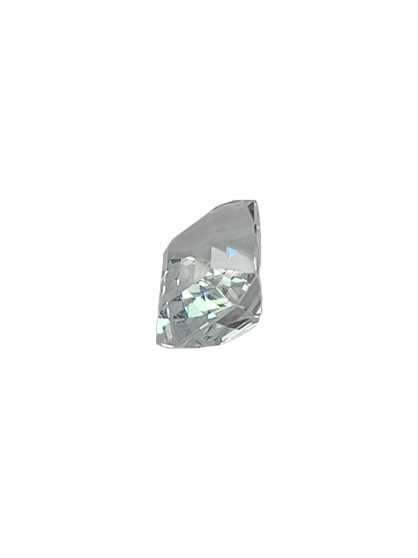 4.6ct ETW Natural Aquamarine Gemstone - Emerald Cut
