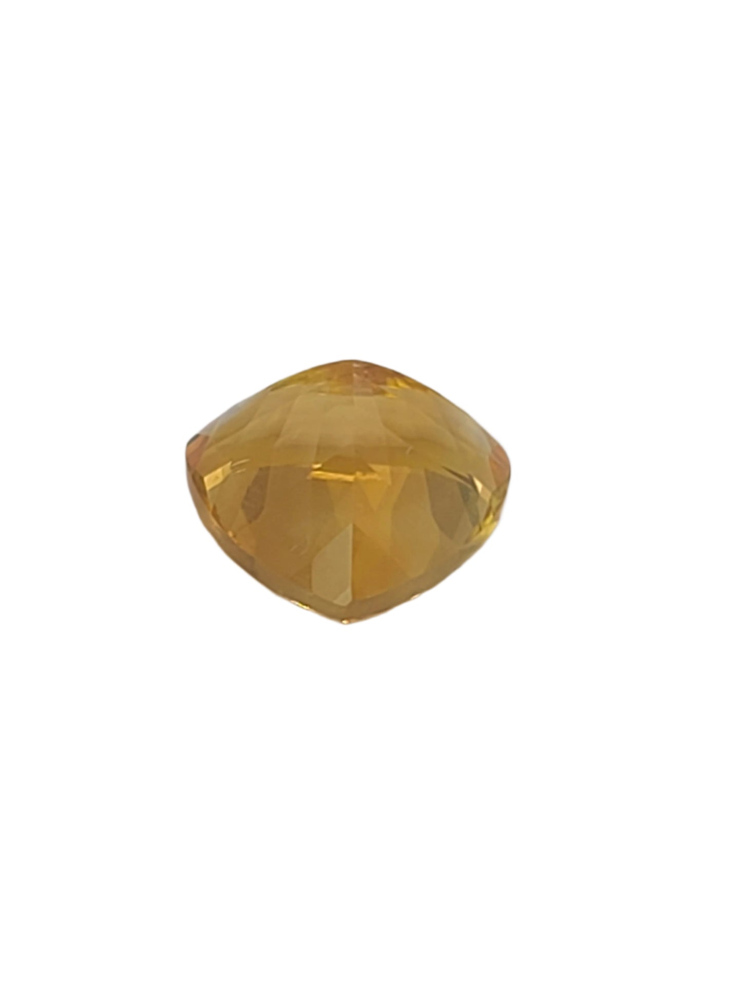 6.55ct ETW Natural Citrine Gemstone - Trillion Cut