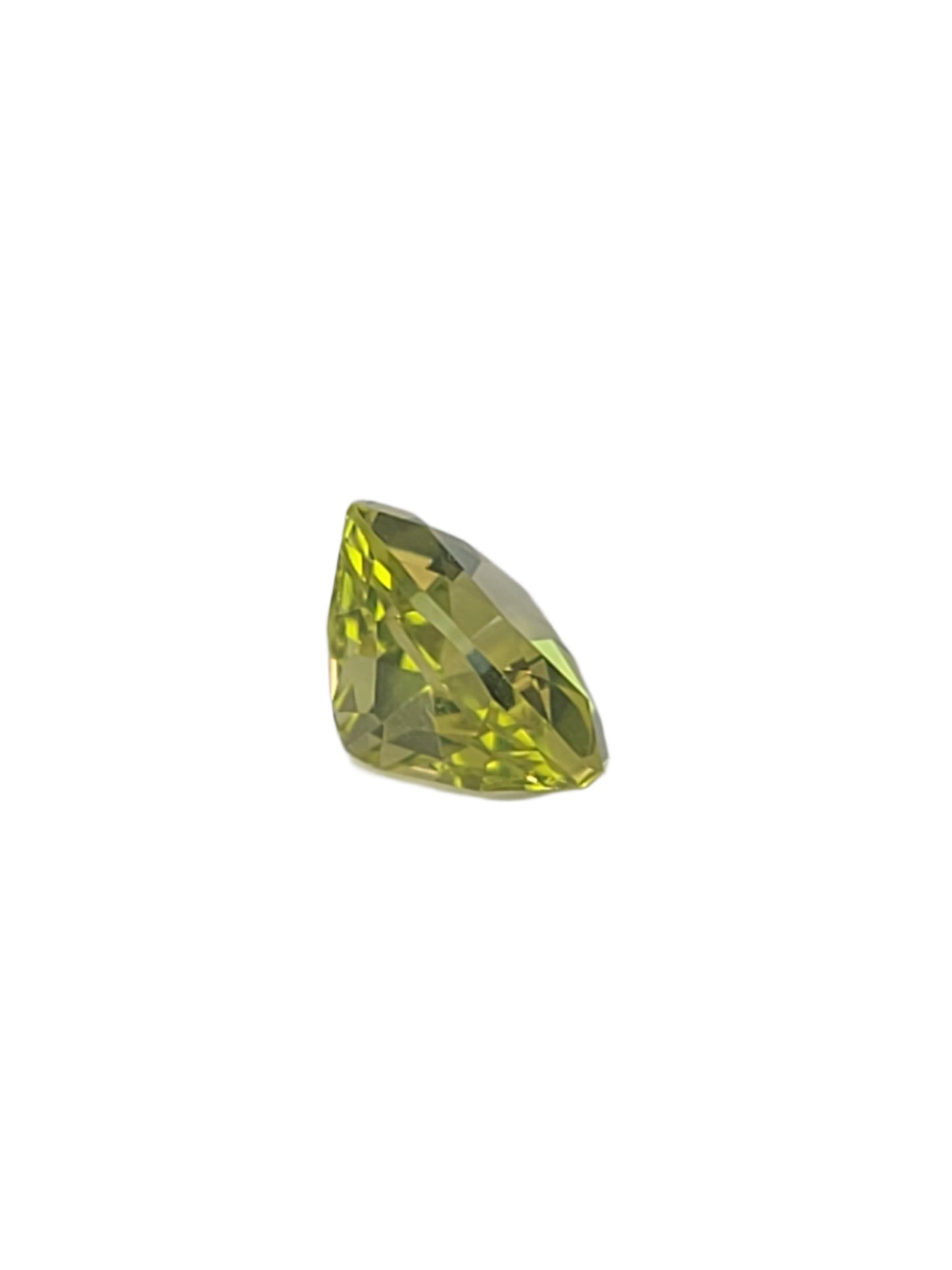 4.88ct ETW Natural Lemon Quartz Gemstone - Trillion Cut