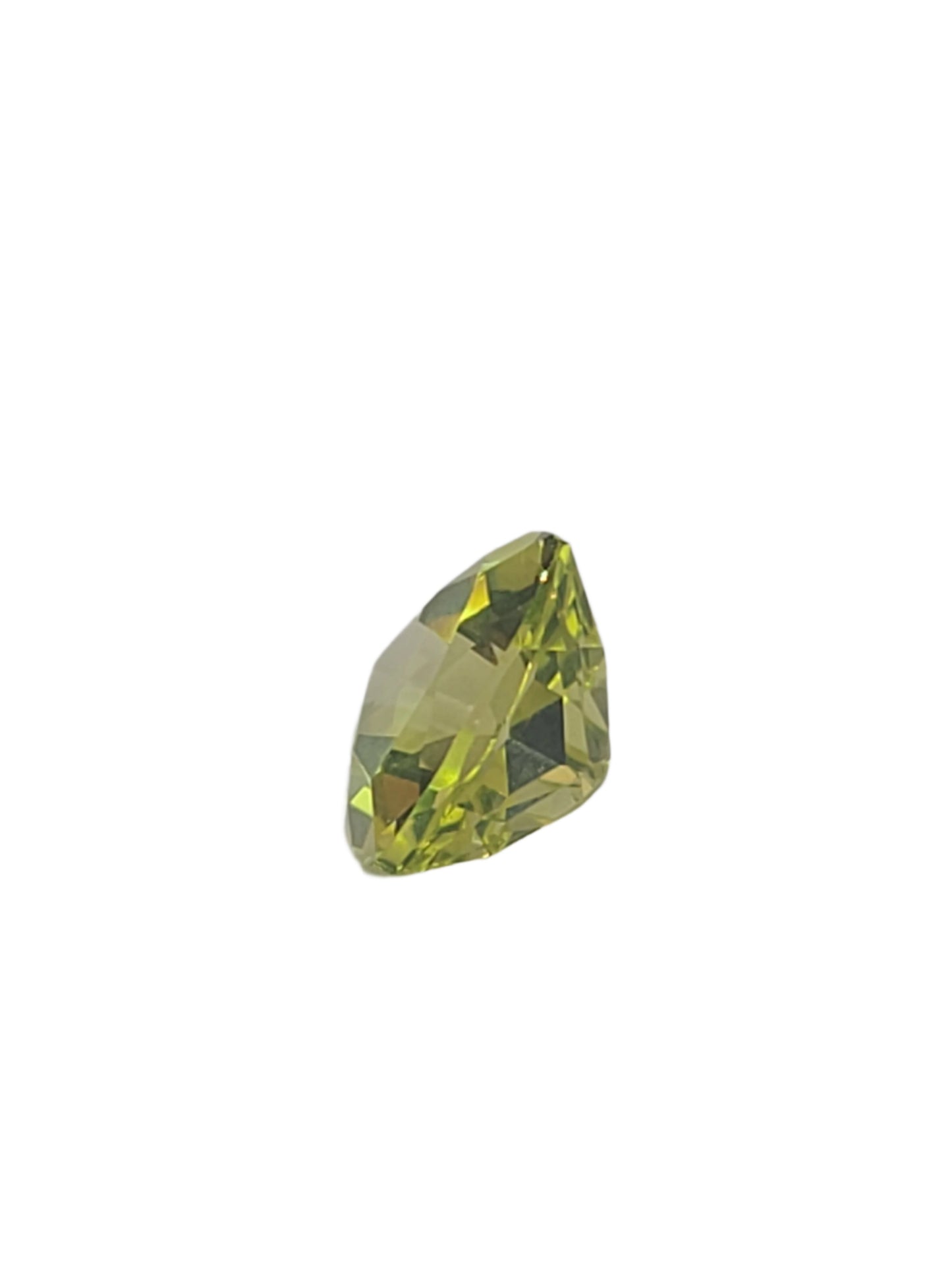 4.88ct ETW Natural Lemon Quartz Gemstone - Trillion Cut