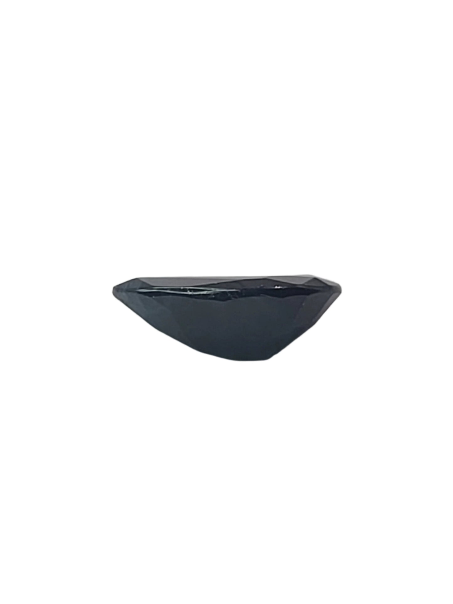 5.1ct ETW Natural Dark Green Sapphire Gemstone - Pear Cut