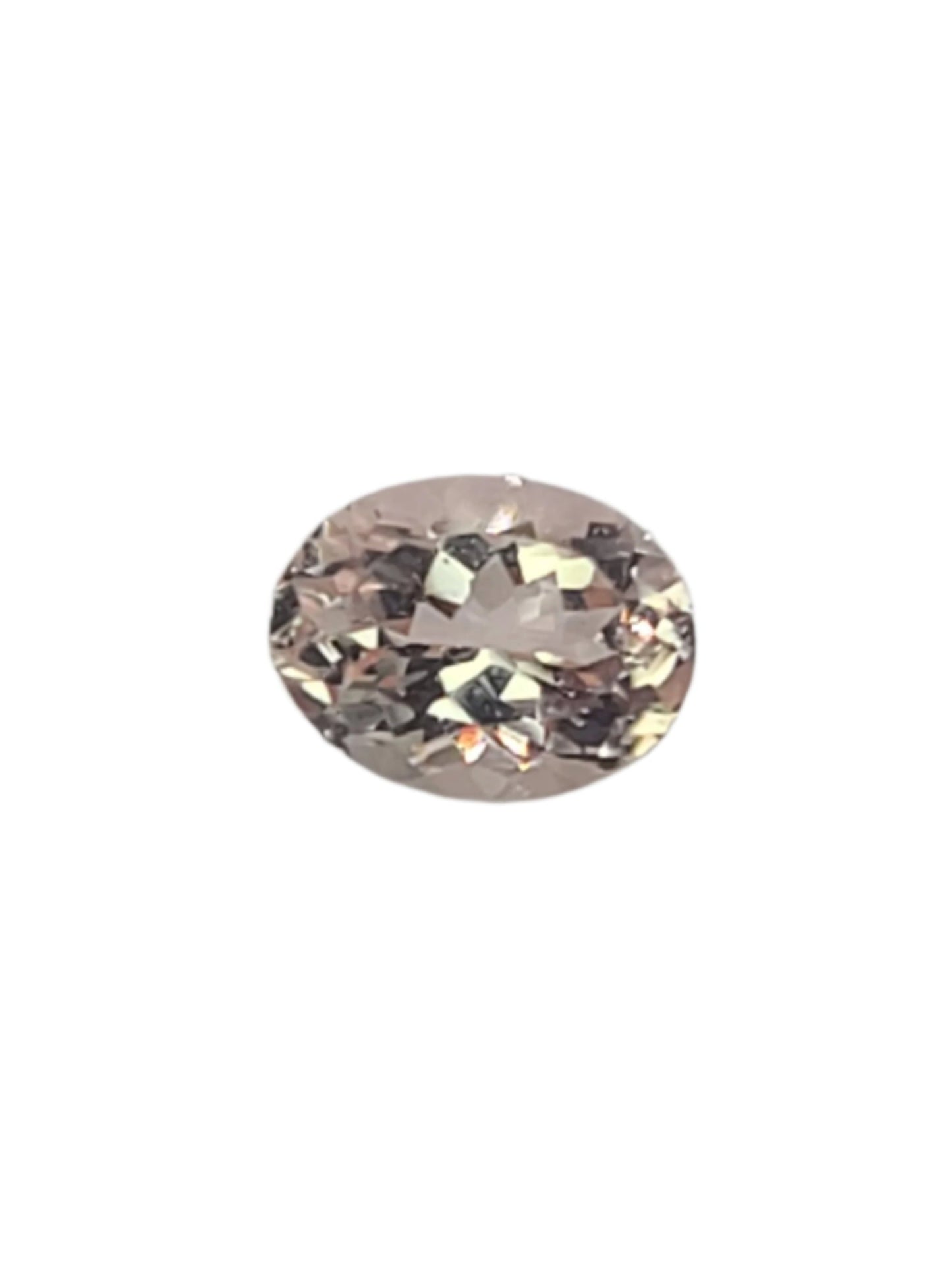 1.81ct ETW Natural Morganite Gemstone - Oval Cut