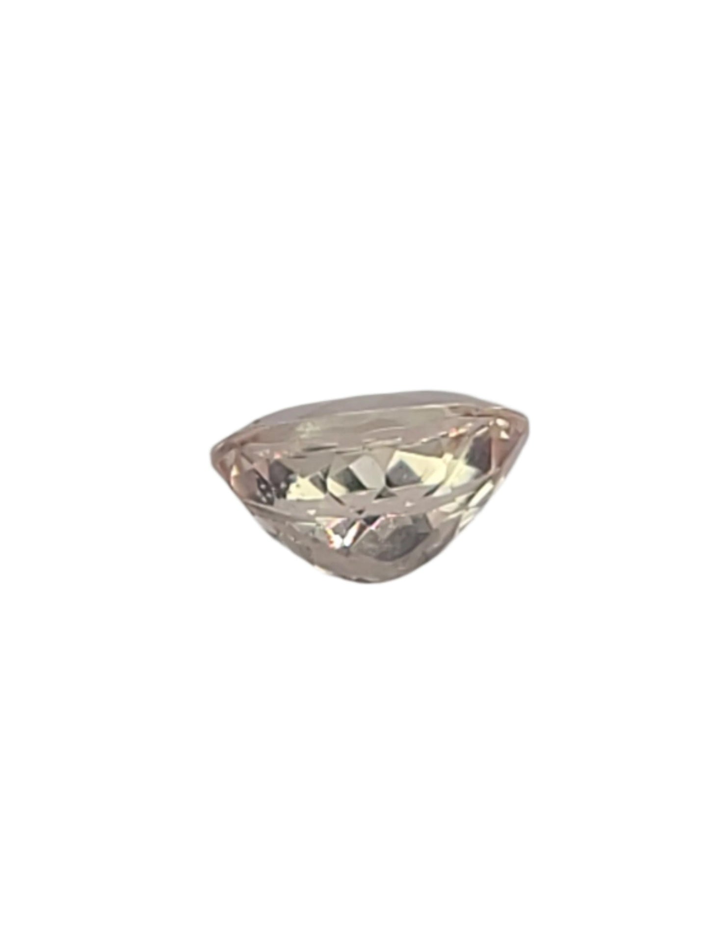 1.81ct ETW Natural Morganite Gemstone - Oval Cut