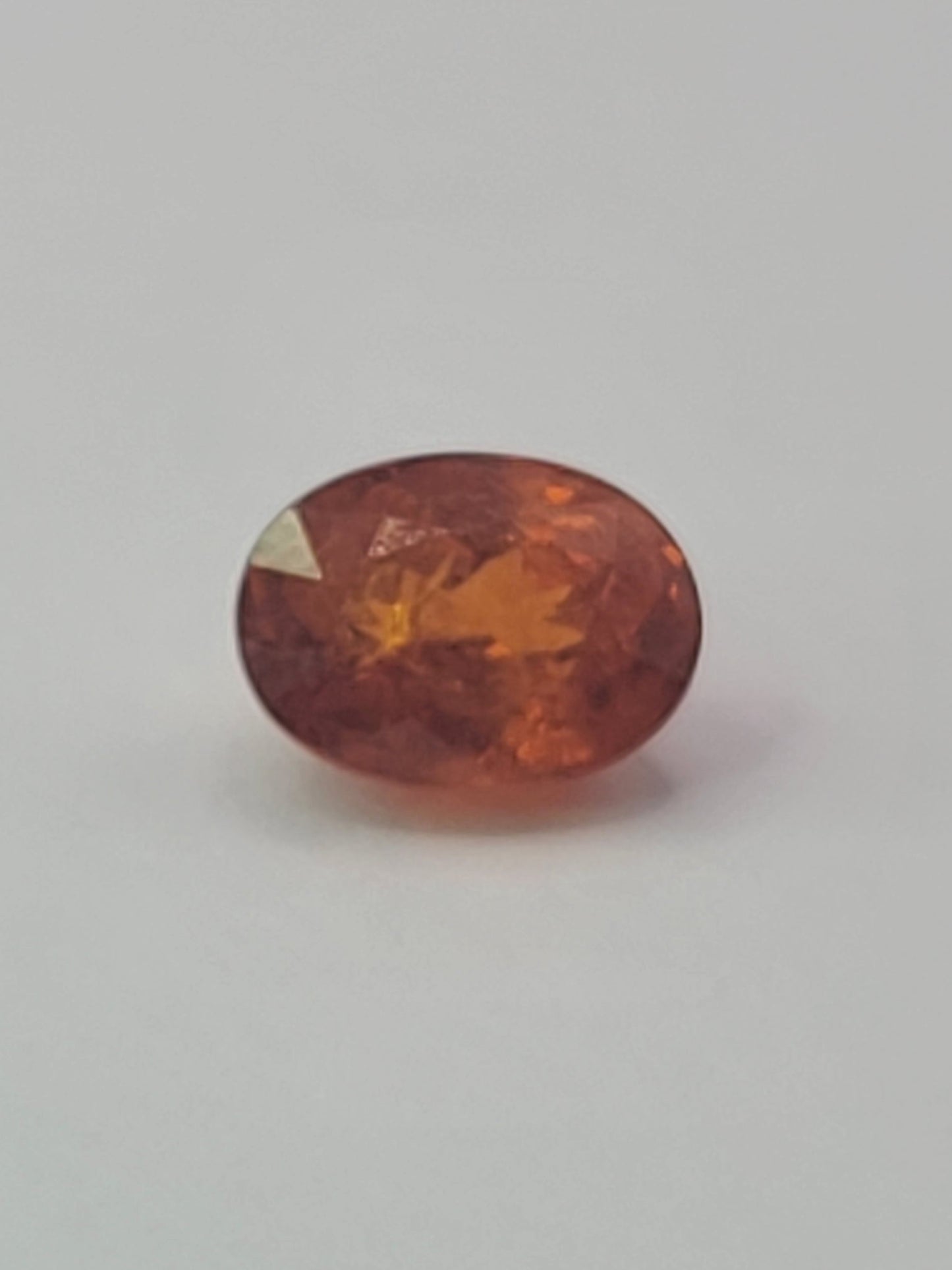 3.6ct ETW Natural Spessartine Garnet Gemstone - Oval Cut