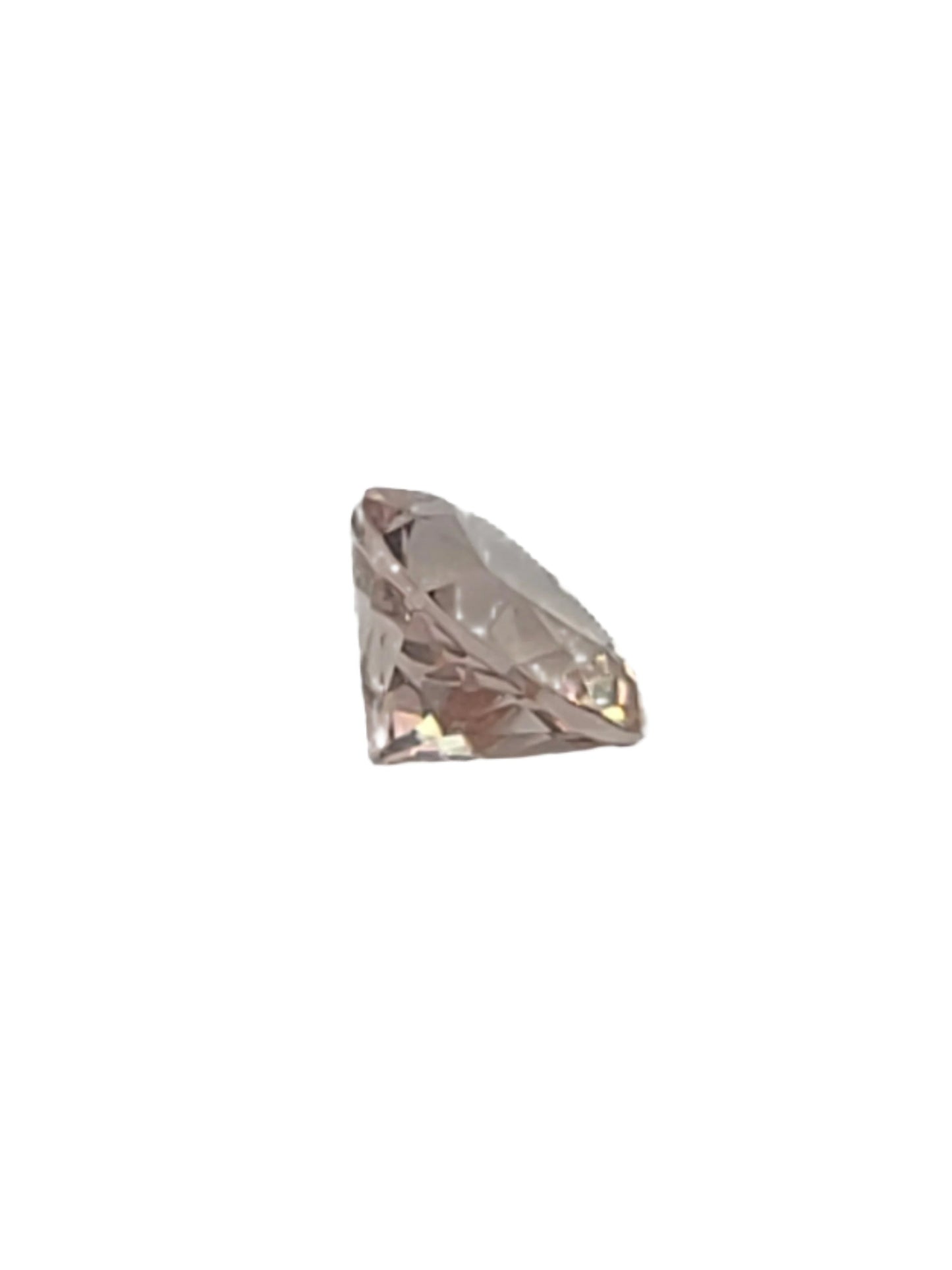 1.62ct ETW Natural Morganite Gemstone - Heart Cut