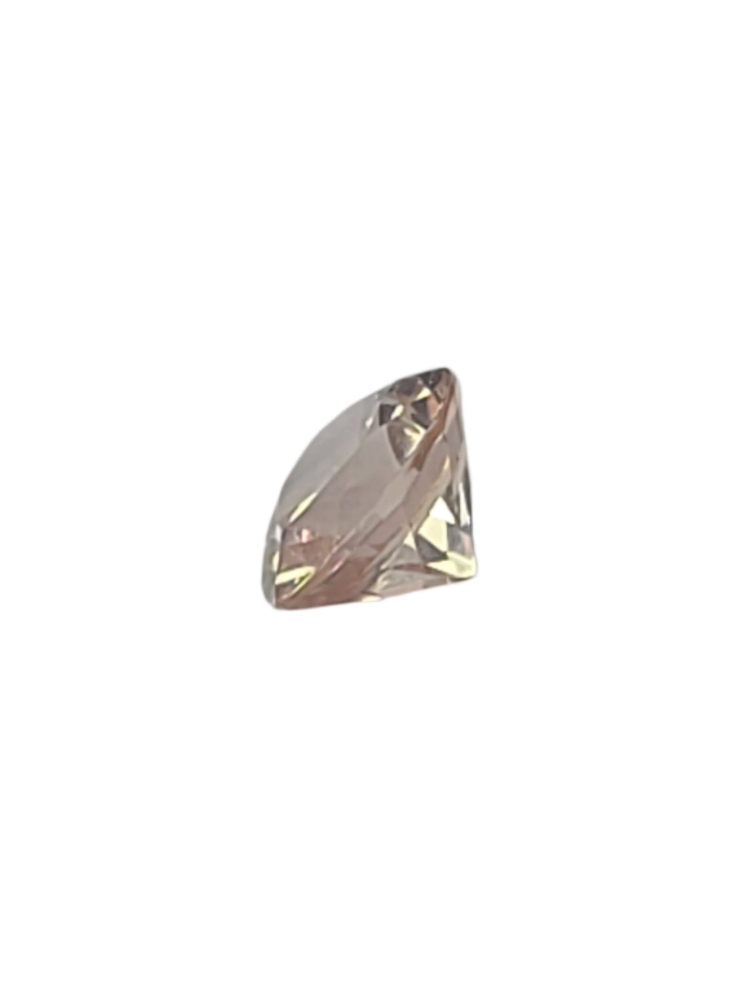 1.62ct ETW Natural Morganite Gemstone - Heart Cut