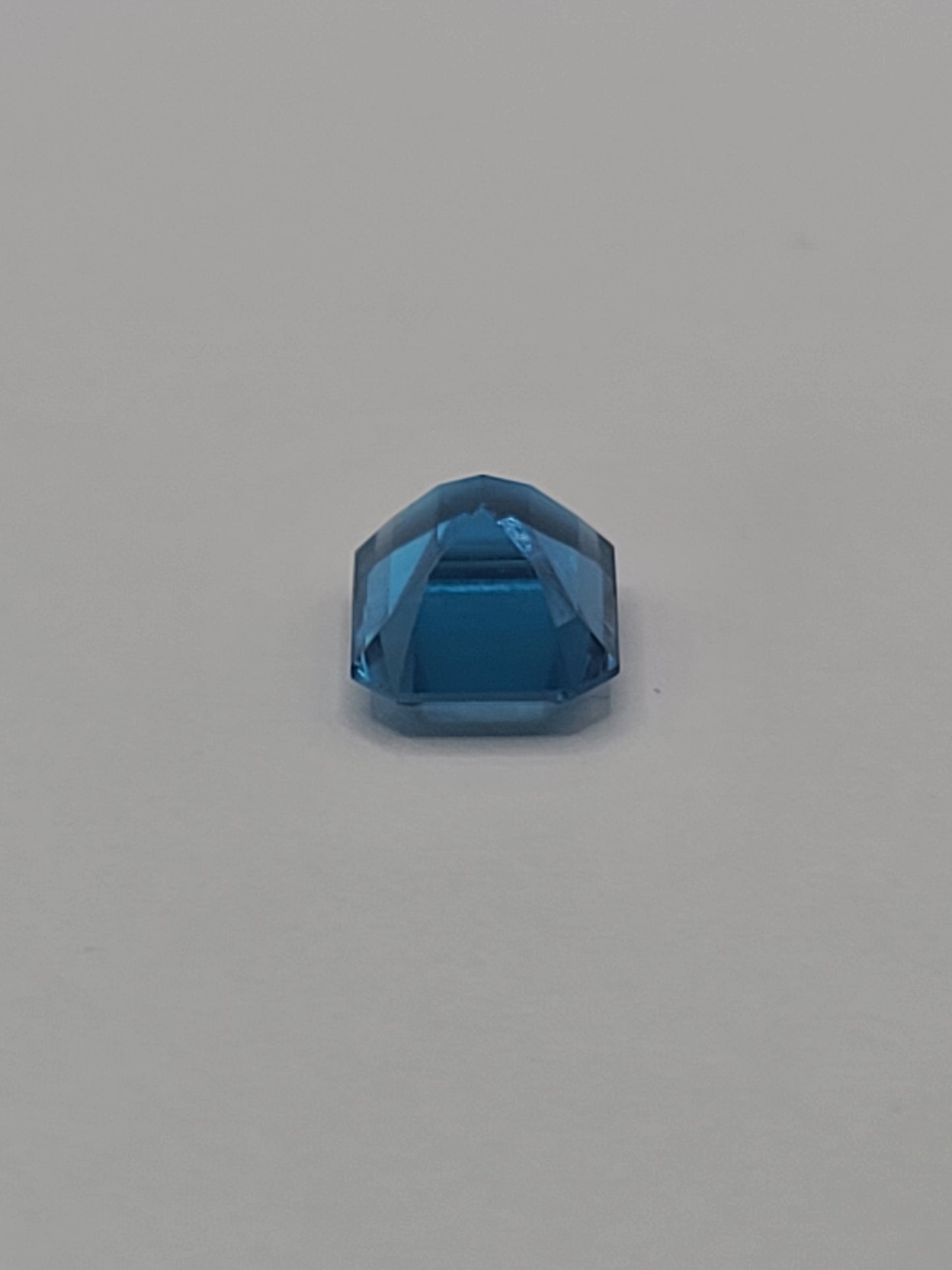 5.36ct ETW Natural London Blue Topaz Gemstone - Emerald Cut