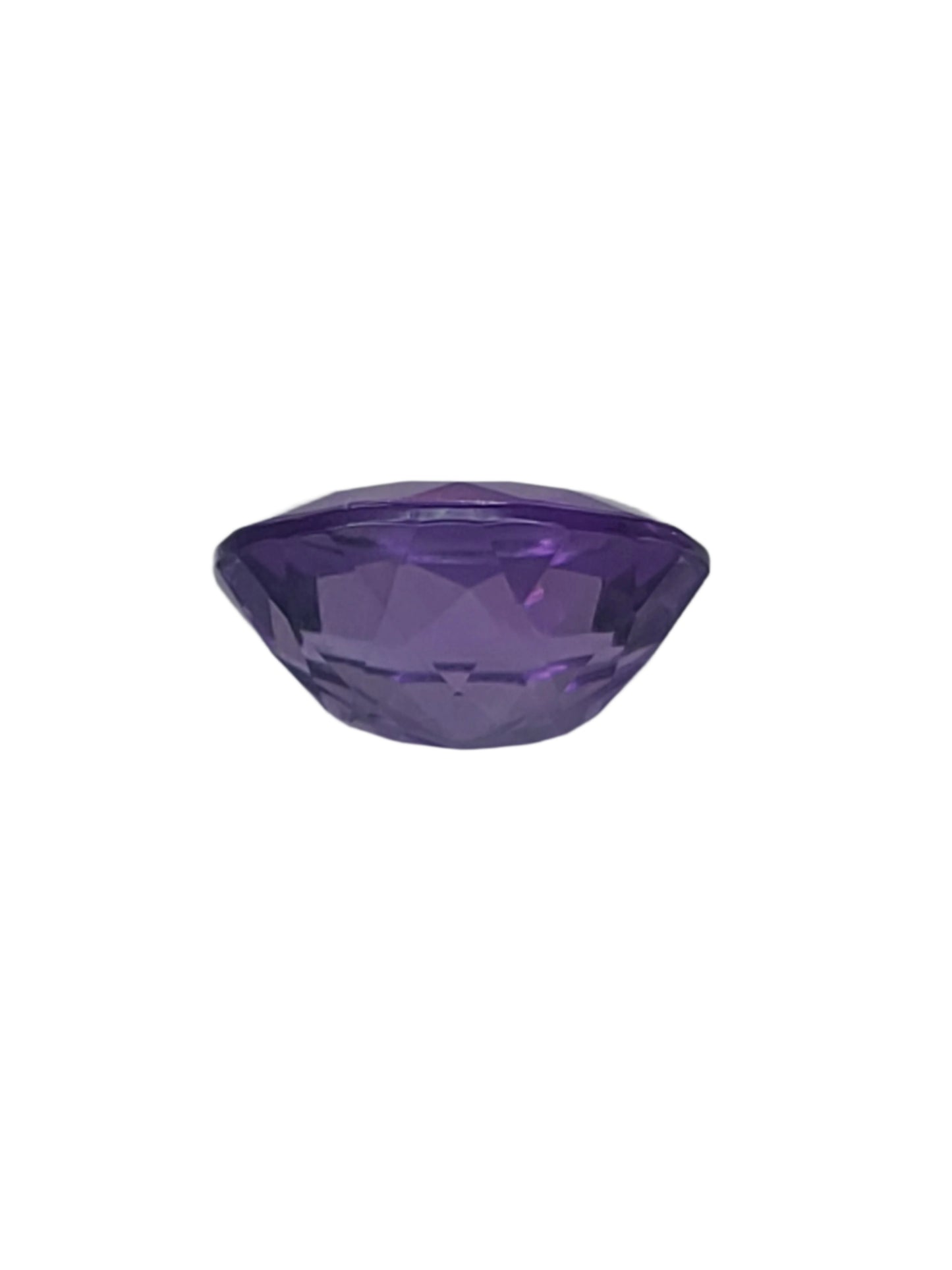 5.6ct ETW Natural Amethyst Gemstone - Oval Cut