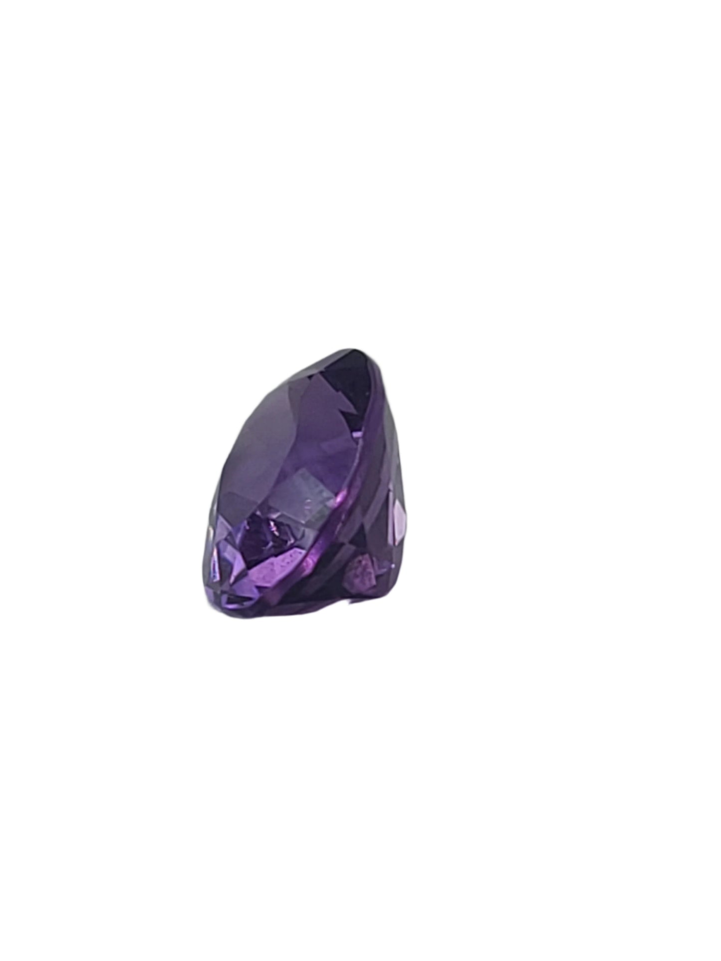 5.6ct ETW Natural Amethyst Gemstone - Oval Cut