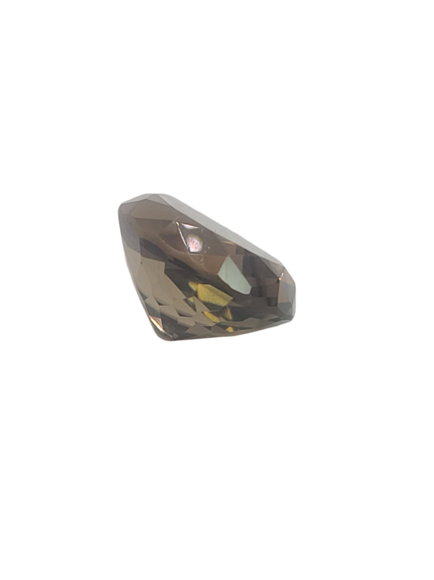 19.64ct ETW Natural Smoky Quartz Gemstone - Pear Cut