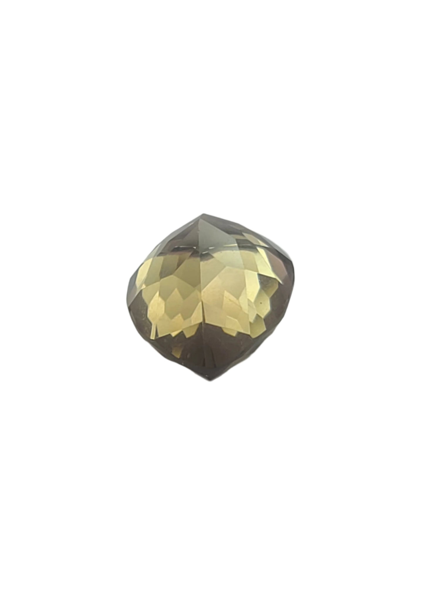 19.64ct ETW Natural Smoky Quartz Gemstone - Pear Cut