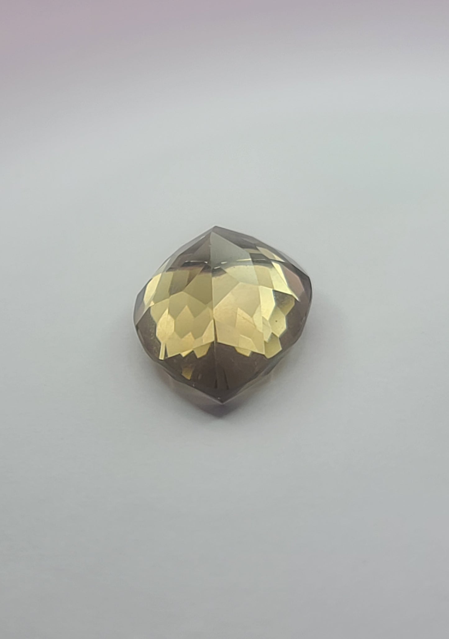 19.64ct ETW Natural Smoky Quartz Gemstone - Pear Cut