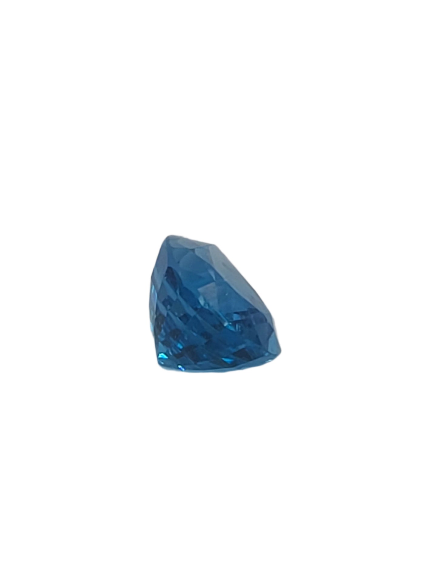 7.76ct ETW Natural Swiss Blue Topaz Gemstone - Pear Cut