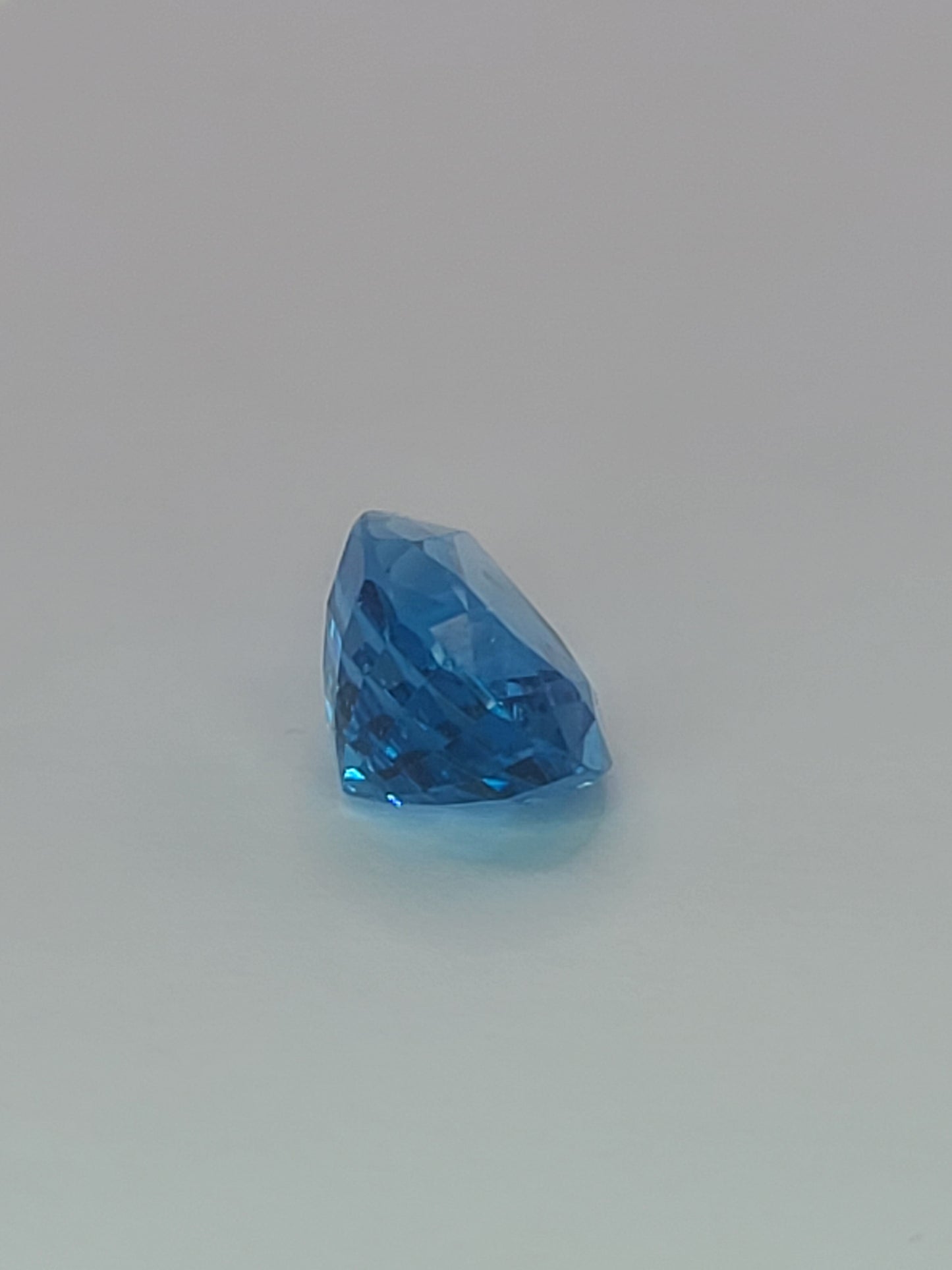 7.76ct ETW Natural Swiss Blue Topaz Gemstone - Pear Cut