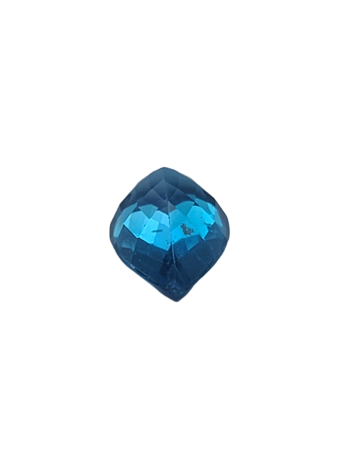 7.76ct ETW Natural Swiss Blue Topaz Gemstone - Pear Cut